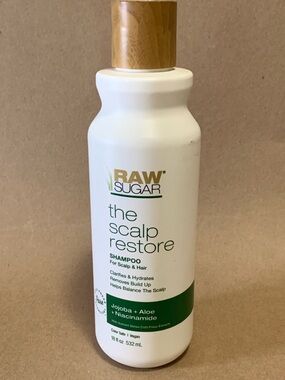 Raw Sugar the Scalp Restore shampoo Jojoba + Aloe + Niacinamide